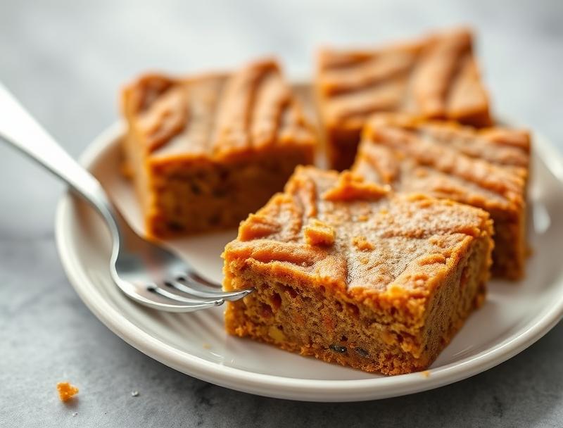 Sweet Carrot Soft Moist Cheesy Bars