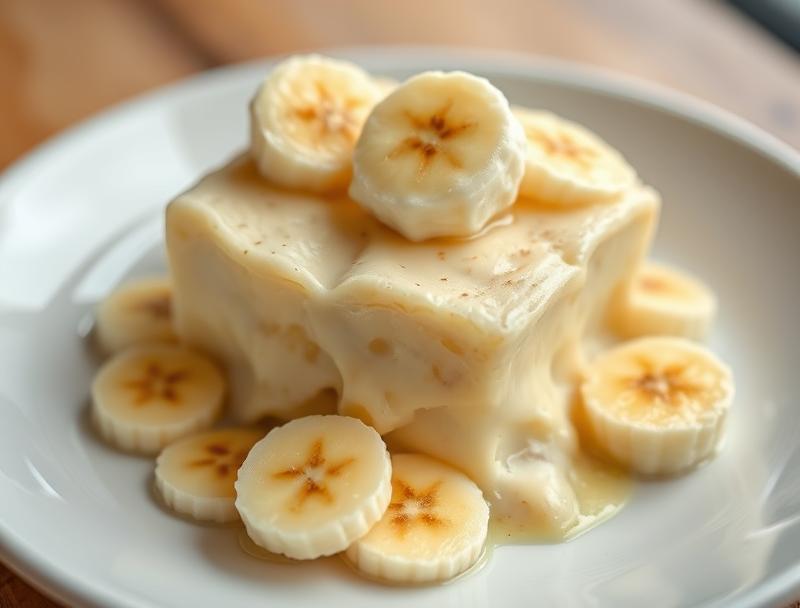 Sweet Banana Creamy Rich Homemade Dessert