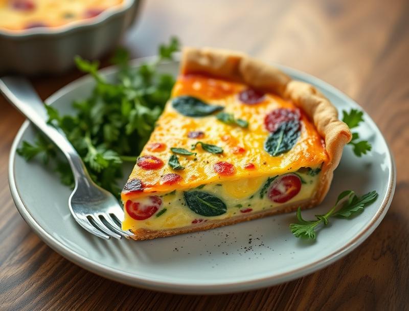 Savory Rich Quiche Cheesy Sweet Flaky