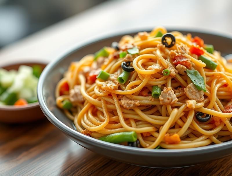 Savory Quick Chicken Sweet Spicy Mein