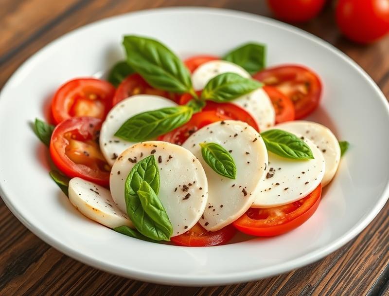 Fresh Homemade Caprese Sweet Savory Salad