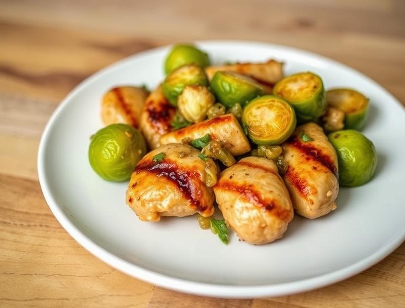 Garlic Savory Chicken Quick Healthy Sprouts