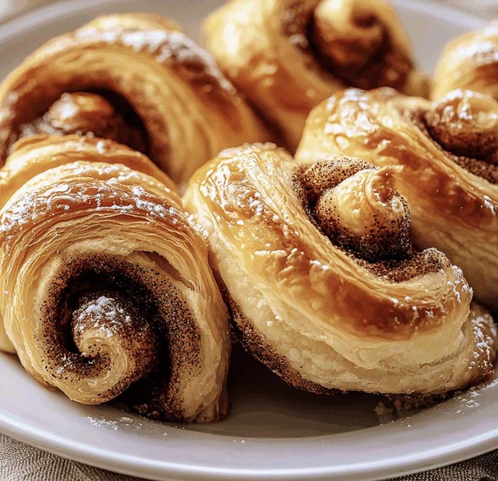 Warm Cinnamon Crescent Twists