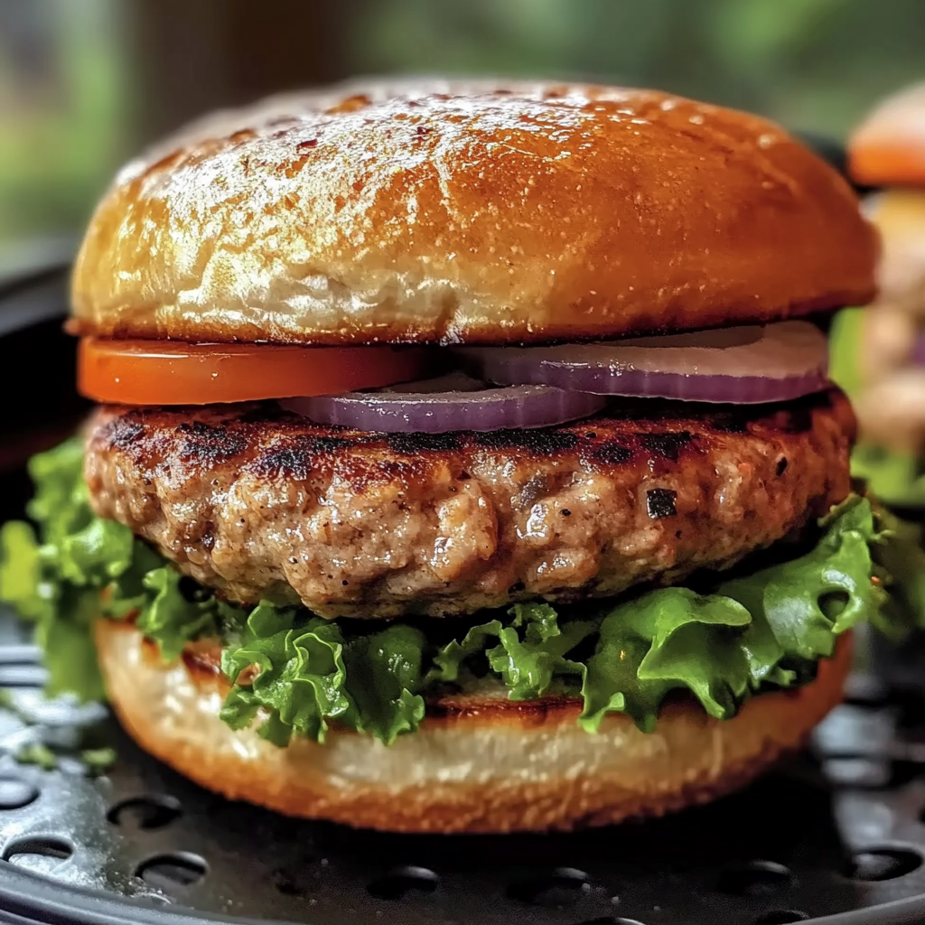 Air Fryer Turkey Burgers