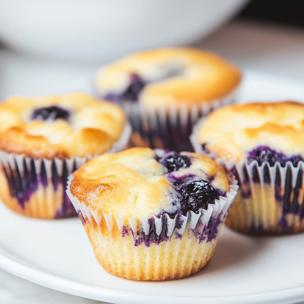 Blueberry Cream Cheese Muffins