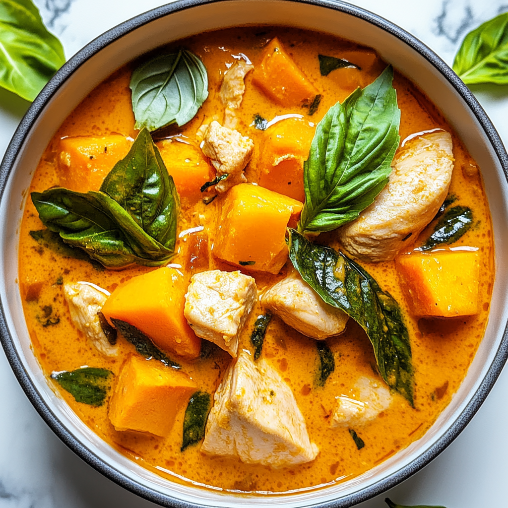Chicken and Pumpkin Thai Curry