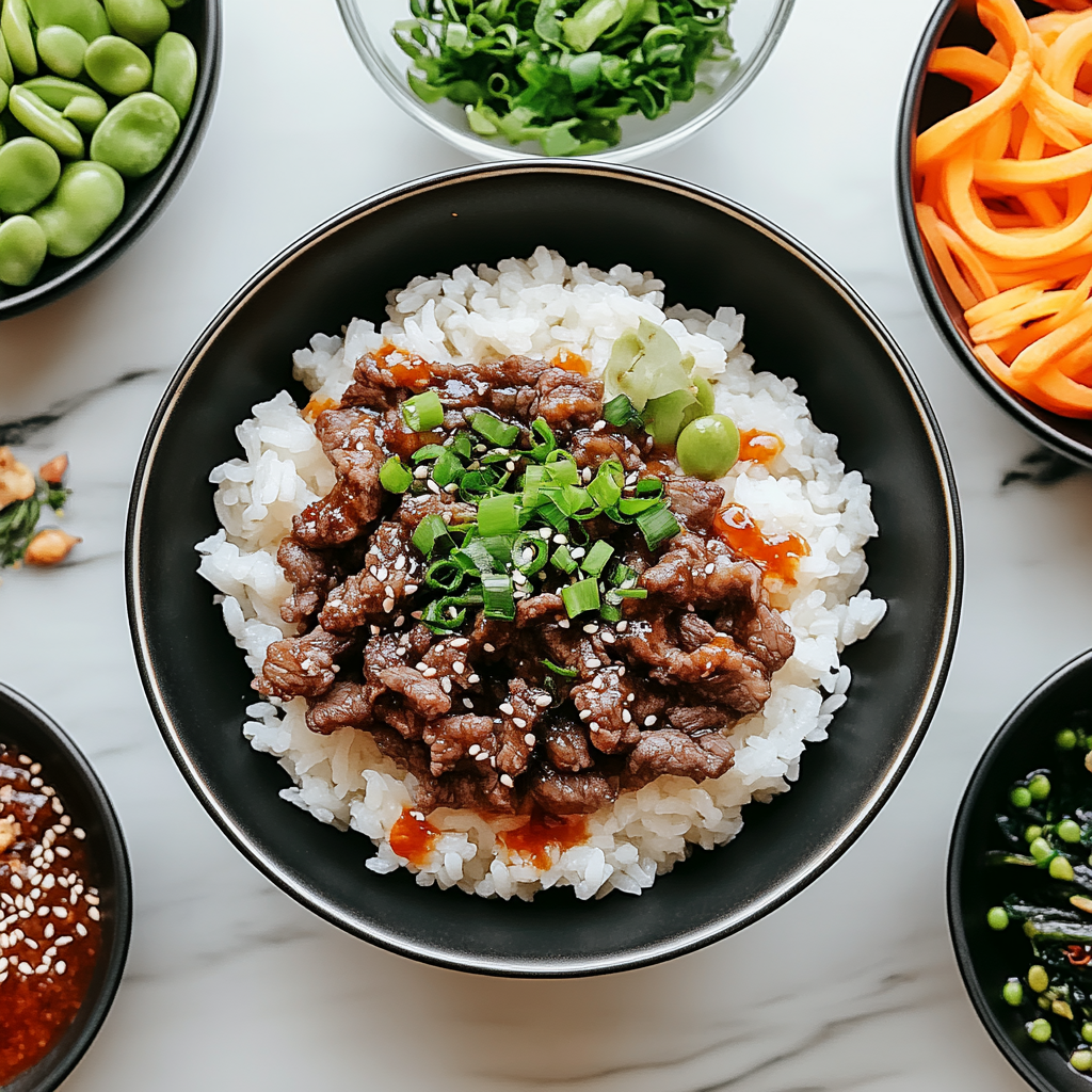 Crispy Beef Rice Bowl