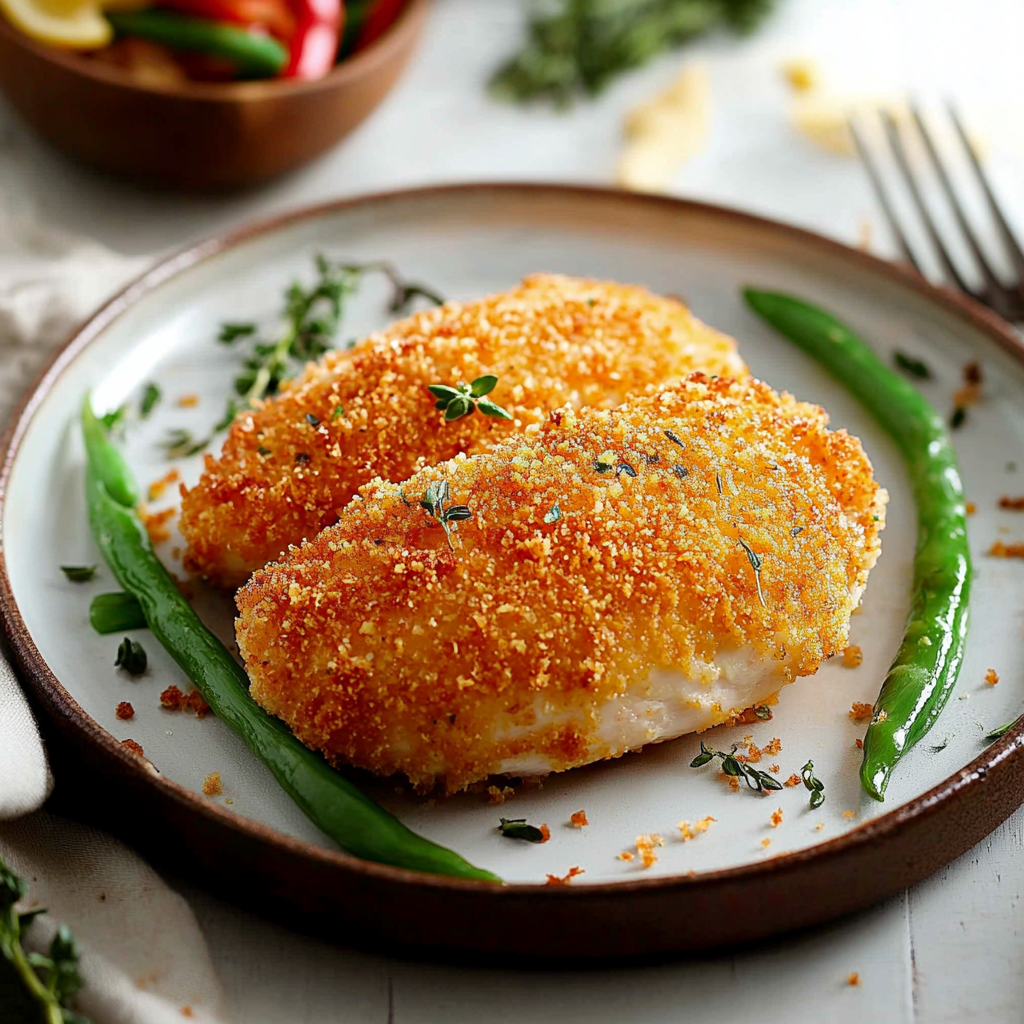 Crispy Oven Baked Chicken Fillet