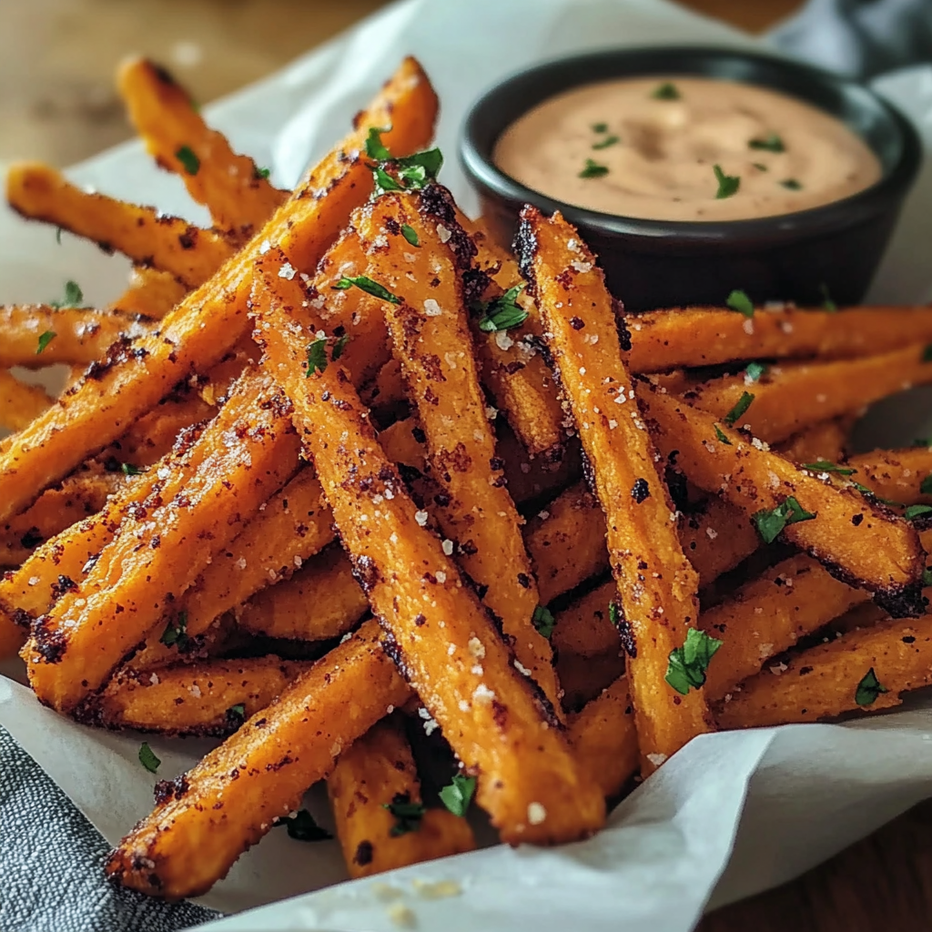 Crispy Oven Baked Sweet Potato Fries