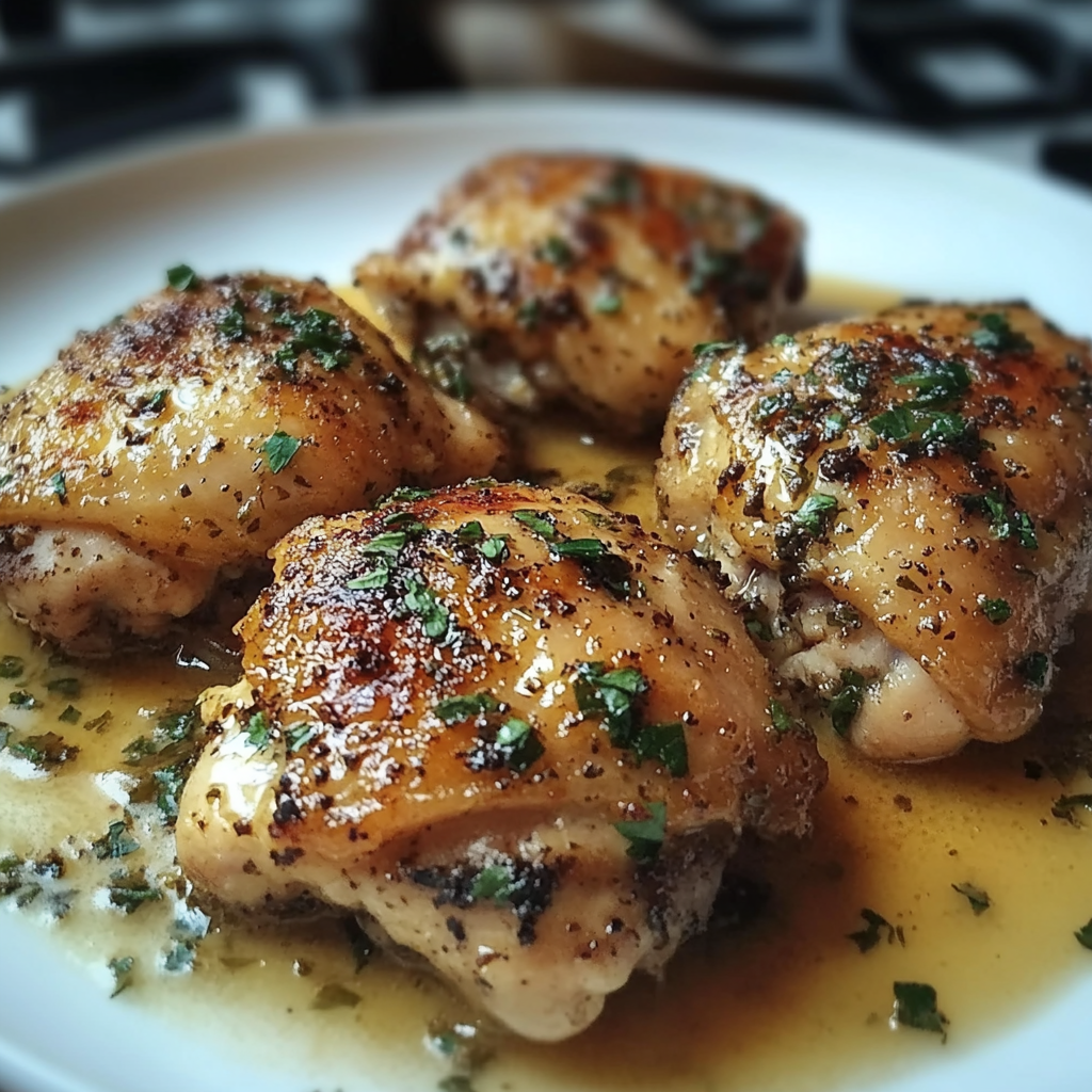 Garlic Butter Chicken Thighs Recipe