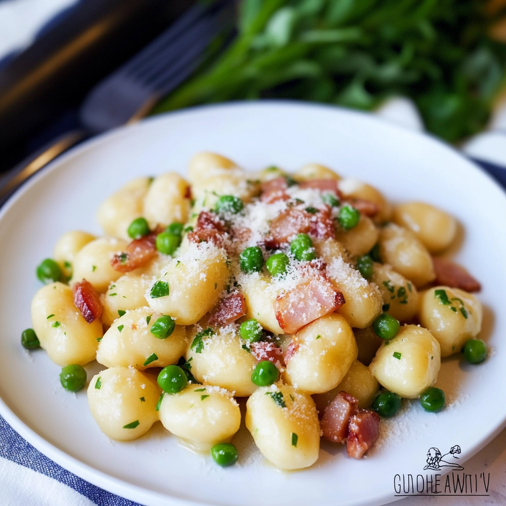 Gnocchi Carbonara