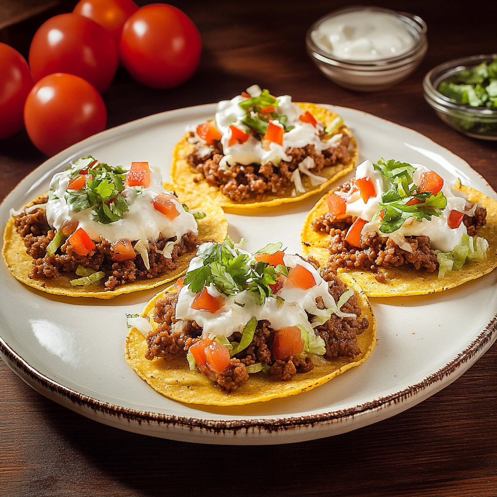 Ground Beef Tostadas