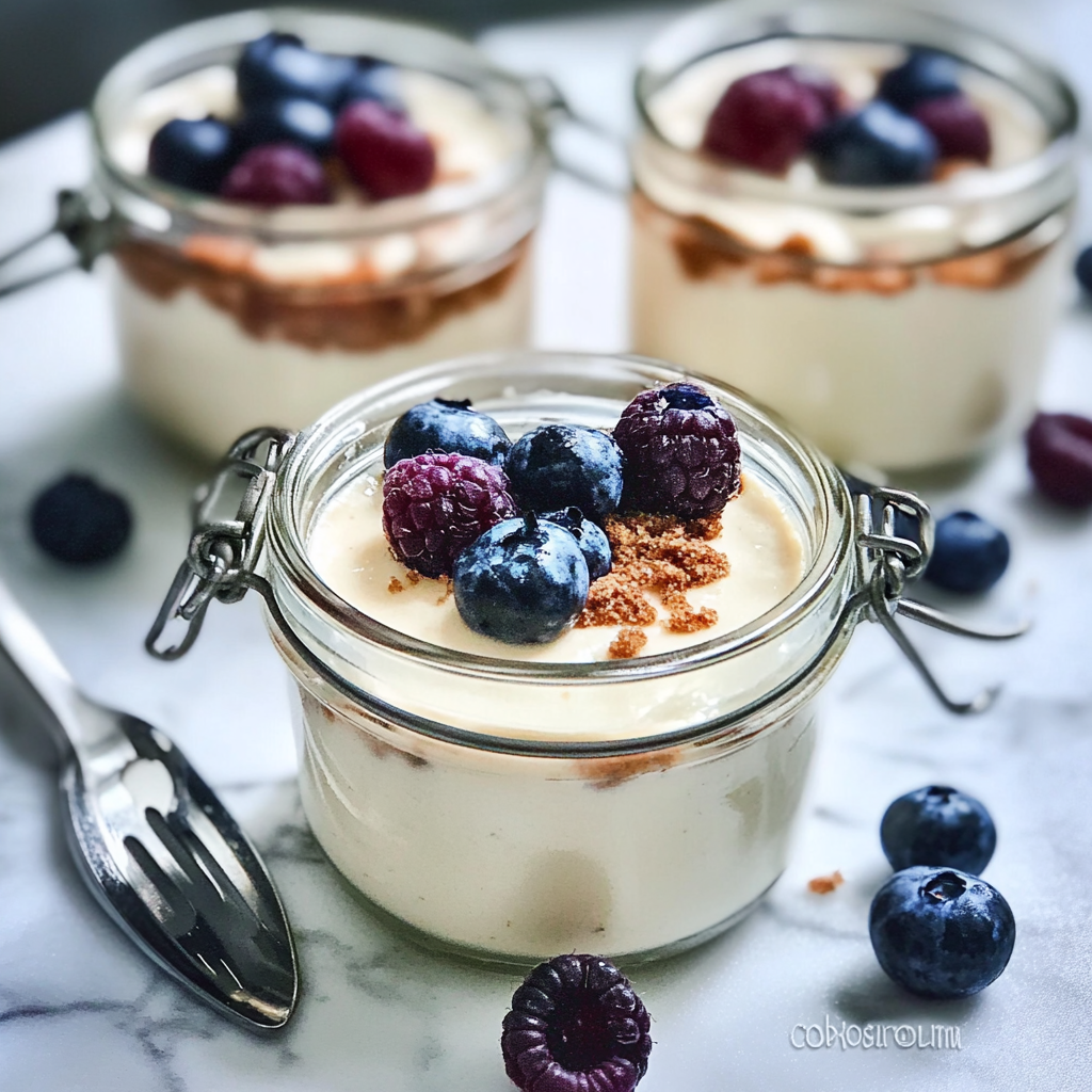 High Protein Cheesecake Jars