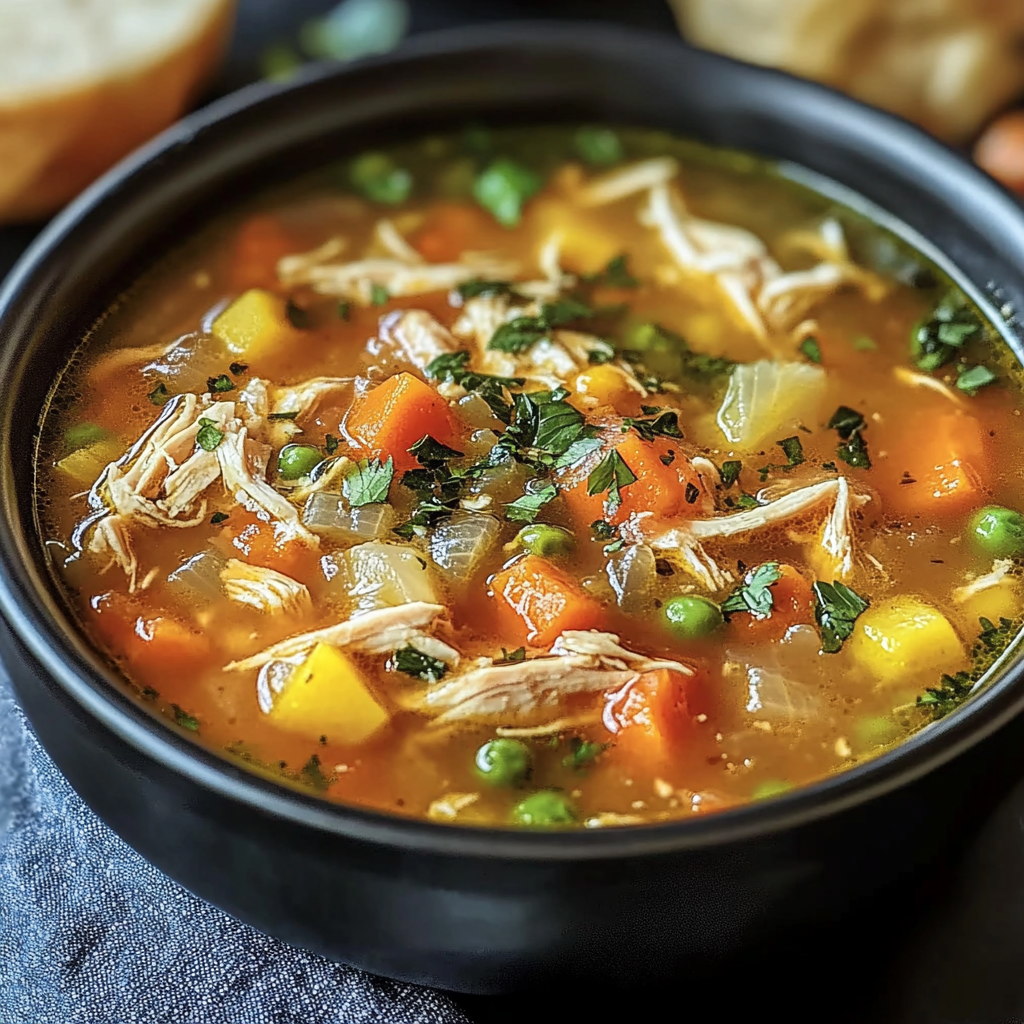 Instant Pot Chicken Vegetable Soup