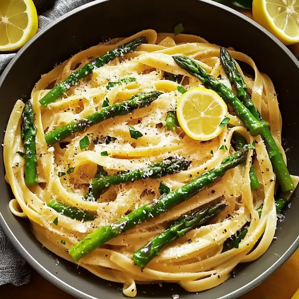 Lemon Asparagus Pasta