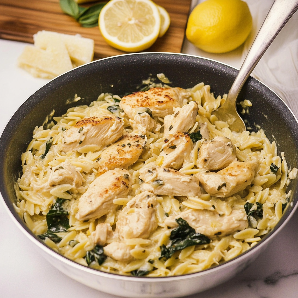 Lemon Chicken Orzo