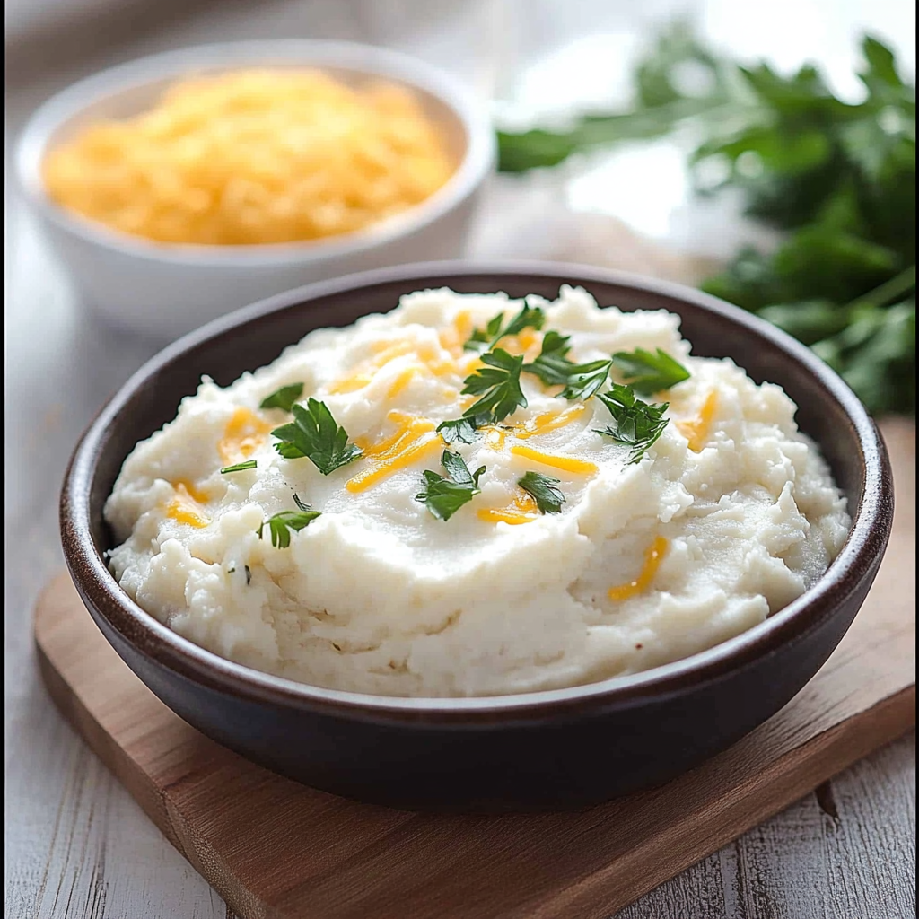 Mashed Cauliflower with Sour Cream