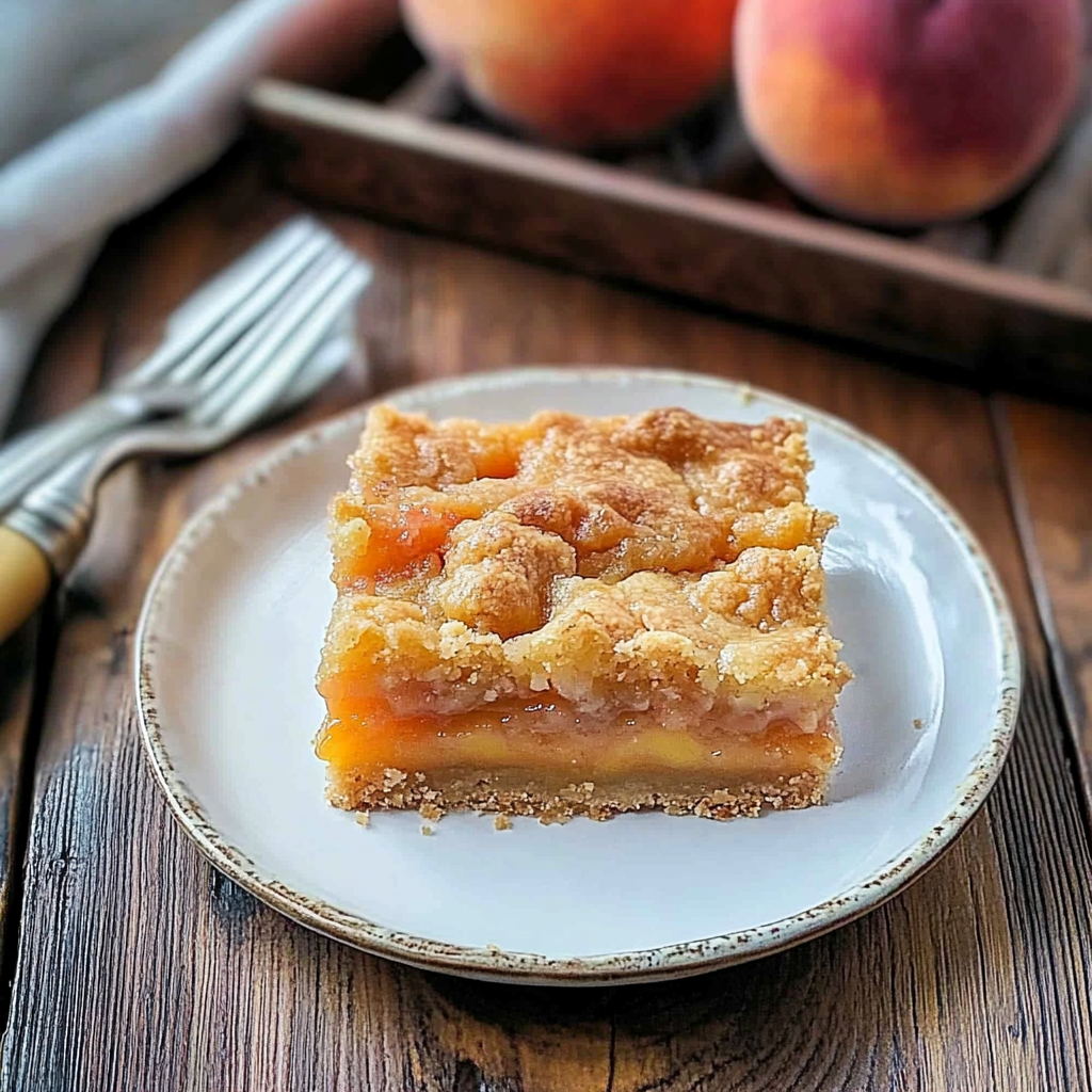 Peach Pie Bars