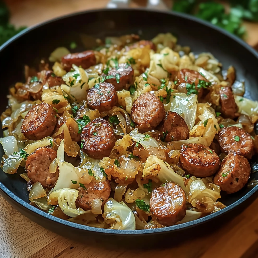 Sausage and Cabbage Stir Fry