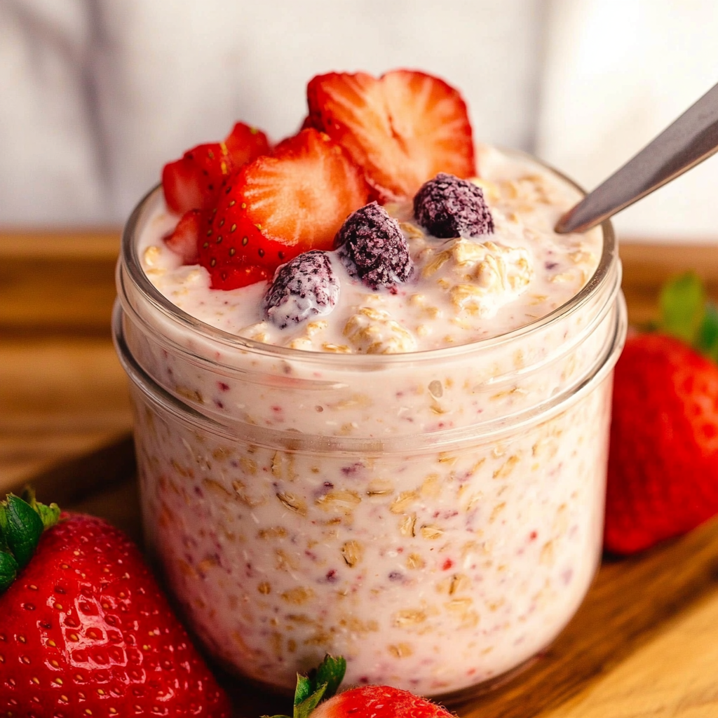 Strawberry Overnight Oats
